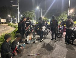 Respon Cepat Laporan Warga, Polisi Amankan Empat Terduga Pelaku Tawuran, Satu Buah Celurit Diamankan