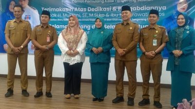 Lepas sambut dan serah terima jabatan Camat dan Sekcam Pamulang